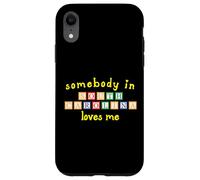 Somebody In South Carolina Loves Me w bambini Building Blocks Custodia per iPhone XR
