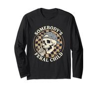 Somebody's Feral Child, Divertente per Bambini Maglia a Manica