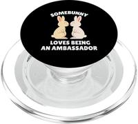 Somebunny ama essere un Ambasciatore Carino Pasqua Bunny Job PopSockets PopGrip per MagSafe