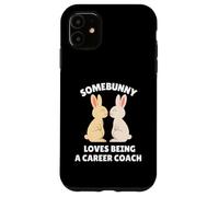 Somebunny ama essere un Career Coach Carino Easter Bunny Job Custodia per iPhone 11