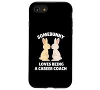 Somebunny ama essere un Career Coach Carino Easter Bunny Job Custodia per iPhone SE (2020) / 7/8
