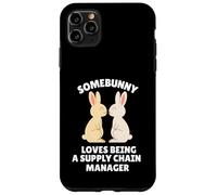 Somebunny ama essere un coniglietto pasquale responsabile della catena di approvvigionamento Custodia per iPhone 11 Pro Max