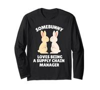 Somebunny AMA Essere Un Coniglietto Pasquale responsabile della Catena di approvvigionamento Maglia a Manica