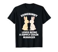 Somebunny AMA Essere Un Coniglietto Pasquale responsabile della Catena di approvvigionamento Maglietta