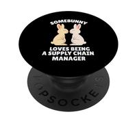 Somebunny ama essere un coniglietto pasquale responsabile della catena di approvvigionamento PopSockets PopGrip Adesivo