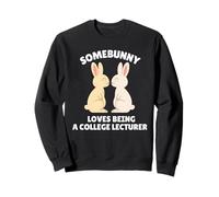 Somebunny AMA Essere Un docente Universitario Carino Coniglietto Pasquale Felpa