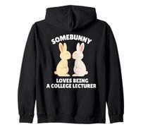 Somebunny AMA Essere Un docente Universitario Carino Coniglietto Pasquale Felpa con Cappuccio