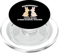 Somebunny ama essere un insegnante di scuola superiore Carino Pasqua PopSockets PopGrip per MagSafe