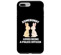 Somebunny ama essere un poliziotto carino coniglietto pasquale Custodia per iPhone 7 Plus/8 Plus