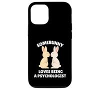 Somebunny ama essere uno psicologo carino coniglietto pasquale lavoro Custodia per iPhone 12/12 Pro