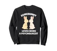 Somebunny AMA Essere Uno Psicologo Carino Coniglietto Pasquale Lavoro Felpa