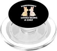 Somebunny Loves Being a Chef - Simpatico coniglietto pasquale regalo di lavoro PopSockets PopGrip per MagSafe