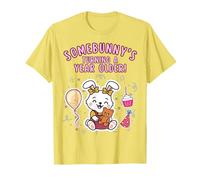 Somebunny's Turning a Year Older - Regalo di gioco di parole di compleanno con coniglietto Maglietta