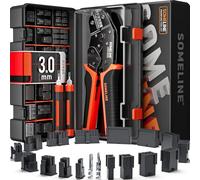 SOMELINE Pinza Crimpatrice Micro-Fit 3,0 Connettori Set, 2-16 Pin (0,08-0,75mm²/28-18 AWG), con Estrattore, per Stampante 3D, Robotica e PLC - Pinza compatibile con Molex, JST, Dupont, TE