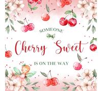 Someone Cherry Sweet Is on the Way: Baby Shower Guest Book: Adorable Cherry-Themed | Keepsake with Gift Log, Wishes, and Memory Pages for a Sweet Celebration