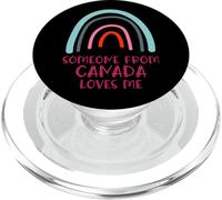 Someone From Canada Loves Me Rainbow PopSockets PopGrip per MagSafe