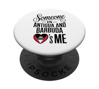 Someone In Antigua And Barbuda Loves Me Long Distance PopSockets PopGrip Adesivo