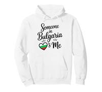 Someone in Bulgaria Loves Me Heart Bulgaria Felpa con Cappuccio