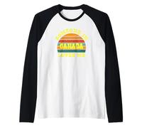 Someone in Canada Loves Me Vintage Sunset Maglia con Maniche Raglan
