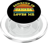 Someone In Canada Loves Me Vintage Sunset PopSockets PopGrip per MagSafe