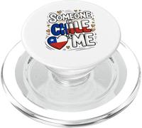 Someone In Chile Loves Me Long Distance Love PopSockets PopGrip per MagSafe