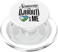 Someone In Djibouti Loves Me Heart Symbol PopSockets PopGrip per MagSafe