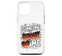 Someone In Germany Loves Me Heart Flag Romantic Custodia per iPhone 12/12 Pro
