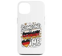 Someone In Germany Loves Me Heart Flag Romantic Custodia per iPhone 13