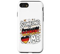 Someone In Germany Loves Me Heart Flag Romantic Custodia per iPhone SE (2020) / 7/8