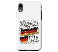 Someone In Germany Loves Me Heart Flag Romantic Custodia per iPhone XR