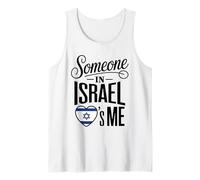 Someone in Israel Loves Me Heart Flag Israel Canotta
