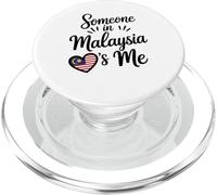 Someone In Malaysia Loves Me Heart Flag PopSockets PopGrip per MagSafe