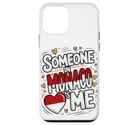 Someone In Monaco Loves Me Heart Flag Love Custodia per iPhone 12 mini