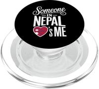 Someone In Nepal Loves Me Long Distance Love PopSockets PopGrip per MagSafe