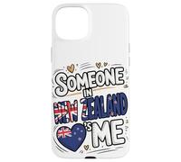 Someone In New Zealand Loves Me Forever Heart Custodia per iPhone 15 Plus