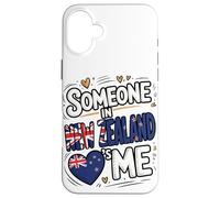 Someone In New Zealand Loves Me Forever Heart Custodia per iPhone 16 Plus