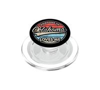 Someone In Oklahoma Loves Me Stato USA Cool Retro PopSockets PopGrip per MagSafe