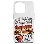 Someone In Papua New Guinea Loves Me Heart Custodia per iPhone 13 Pro