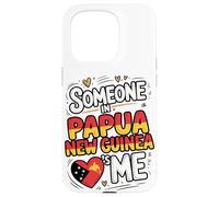 Someone In Papua New Guinea Loves Me Heart Custodia per iPhone 15 Pro