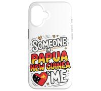 Someone In Papua New Guinea Loves Me Heart Custodia per iPhone 16