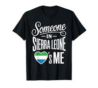 Someone in Sierra Leone Loves Me Heart Pride Maglietta