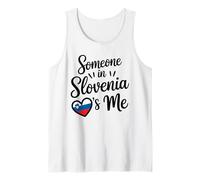 Someone in Slovenia Loves Me Slovenian Flag Heart Canotta