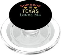 Someone In Texas Loves Me Retro USA Stato US PopSockets PopGrip per MagSafe