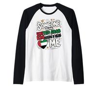 Someone in The United Arab Emirates Me Dubai Abu Dhabi Maglia con Maniche Raglan