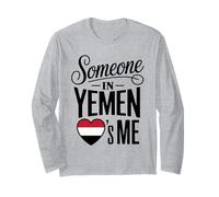 Someone in Yemen Loves Me Long Distance Romance Maglia a Manica