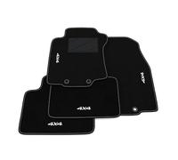 Somer Car Tappetini compatibili con Renault Koleos 2017-2021, Ricamo 4x4, Kit tappetini Auto Personalizzati, Set tappeti in Moquette, Tappeto Auto