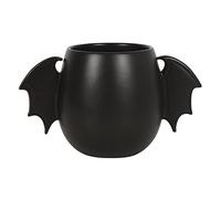something different - Tazza arrotondata con ala di pipistrello - 500 ml con manico a pipistrello arrotondato tazza da caffè tazza da tè