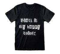 Something Different Black Is My Happy Colour Maglietta Adulto Unisex (SD10142)