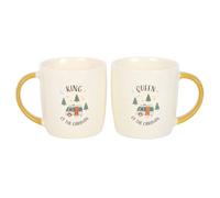 Something Different Camping King And Queen 400ml Tazza Misura (SD6792)