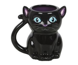 Something Different Cute and Creepy Gatto Nero Tazza (SD10210)